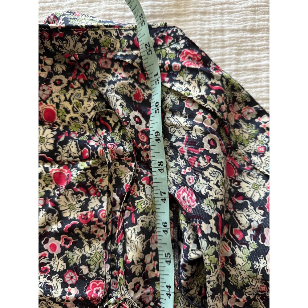 Cinq à Sept Quin Floral‎ Tie-Front Maxi Slit Dress Size 6? See Measurements - Picture 10 of 13